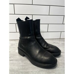 Vagabond Shoemakers Chelsea Boots, Black Leather, Womens US 6, EU 36